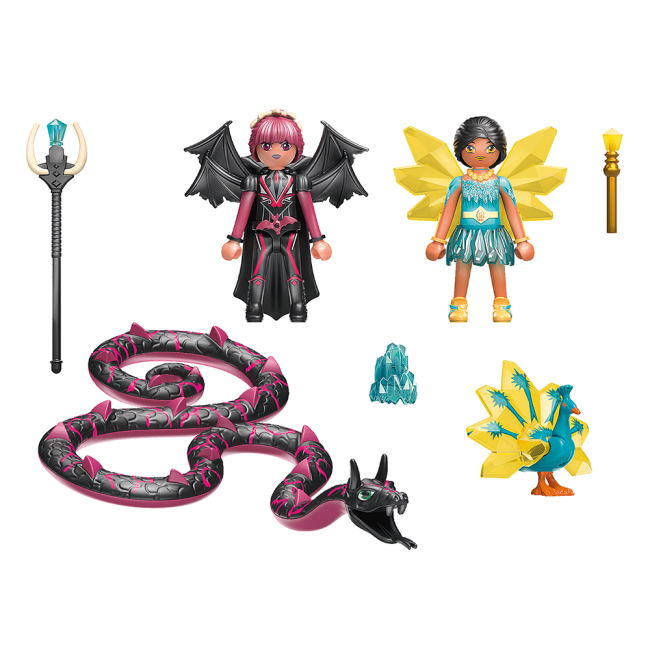 CRYSTAL FAIRY SI BAT FAIRY CU ANIMALUL DE SUFLET ARTPM70803