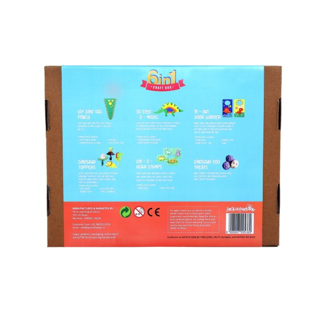 KIT CREATIE 6-IN-1 DINOZAURII ARTJK10025