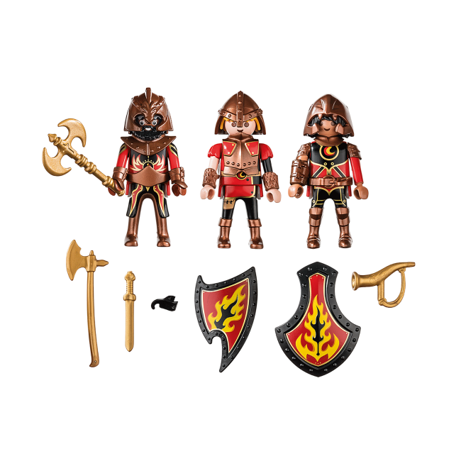 SET 3 FIGURINE BANDITI BURNHAM ARTPM70672