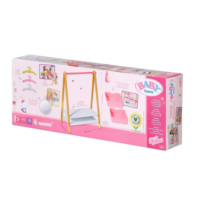 BABY born - Cuier haine cu spatiu de depozitare ARTZF830000