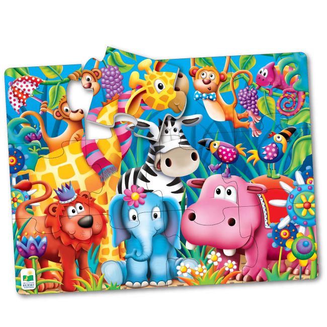 PRIMUL MEU PUZZLE DE PODEA - ANIMALE IN JUNGLA ARTTLJ106501