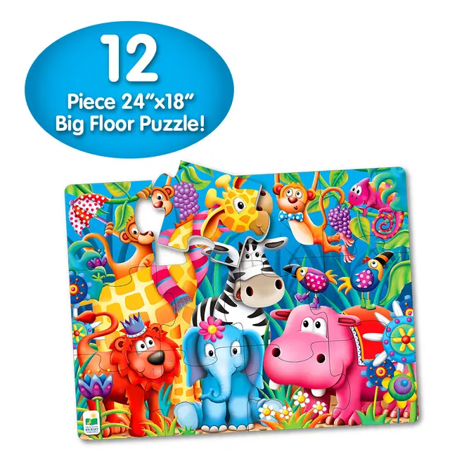 PRIMUL MEU PUZZLE DE PODEA - ANIMALE IN JUNGLA ARTTLJ106501