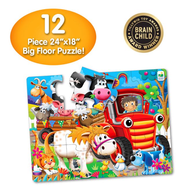 PRIMUL MEU PUZZLE DE PODEA - ANIMALE LA FERMA ARTTLJ107805