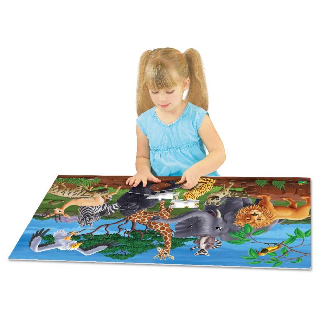 PUZZLE STRALUCESTE IN INTUNERIC - ANIMALE SALBATICE ARTTLJ115237