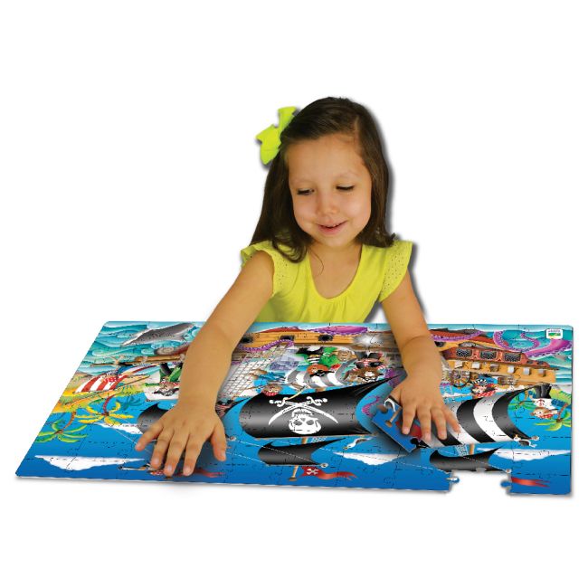 PUZZLE STRALUCESTE IN INTUNERIC - BARCA PIRATILOR ARTTLJ113851