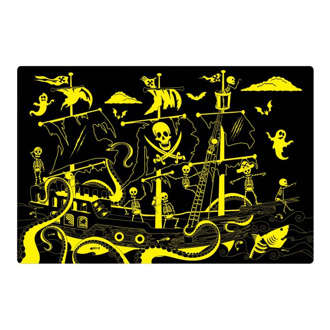 PUZZLE STRALUCESTE IN INTUNERIC - BARCA PIRATILOR ARTTLJ113851