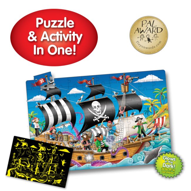 PUZZLE STRALUCESTE IN INTUNERIC - BARCA PIRATILOR ARTTLJ113851