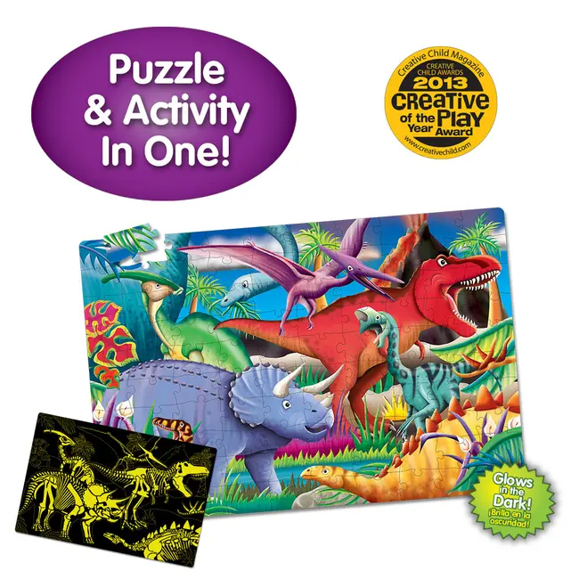 PUZZLE STRALUCESTE IN INTUNERIC - DINOZAURI ARTTLJ787533