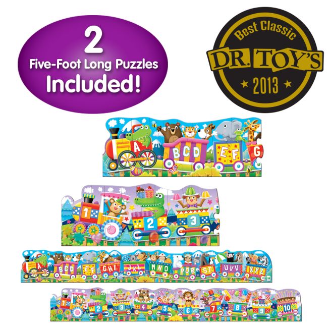 SET 2 PUZZLE-URI TRENUL URIAS CU NUMERE SI LITERE - ENG ARTTLJ854631
