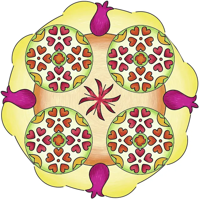 SET DE CREATIE MANDALA FLORI SI FLUTURI ARTRVSAC29809