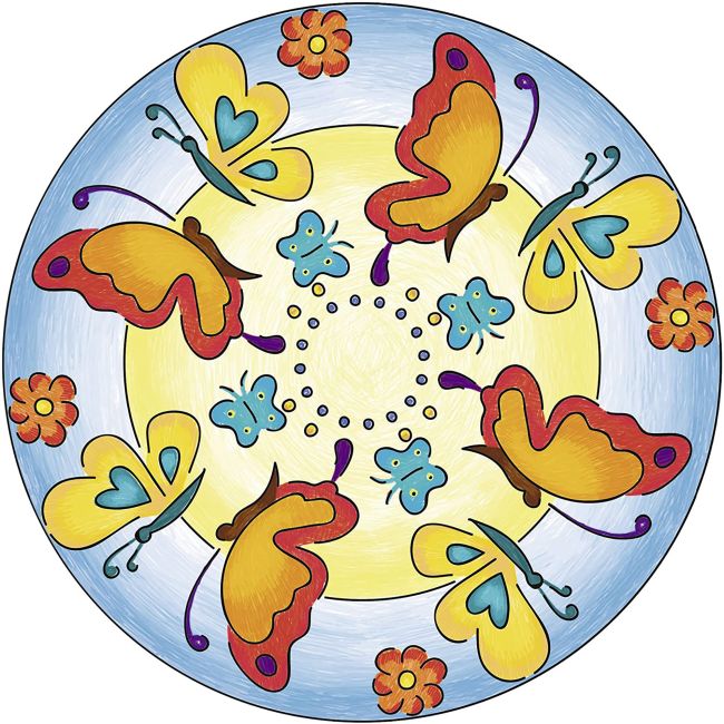 SET DE CREATIE MANDALA FLORI SI FLUTURI ARTRVSAC29809