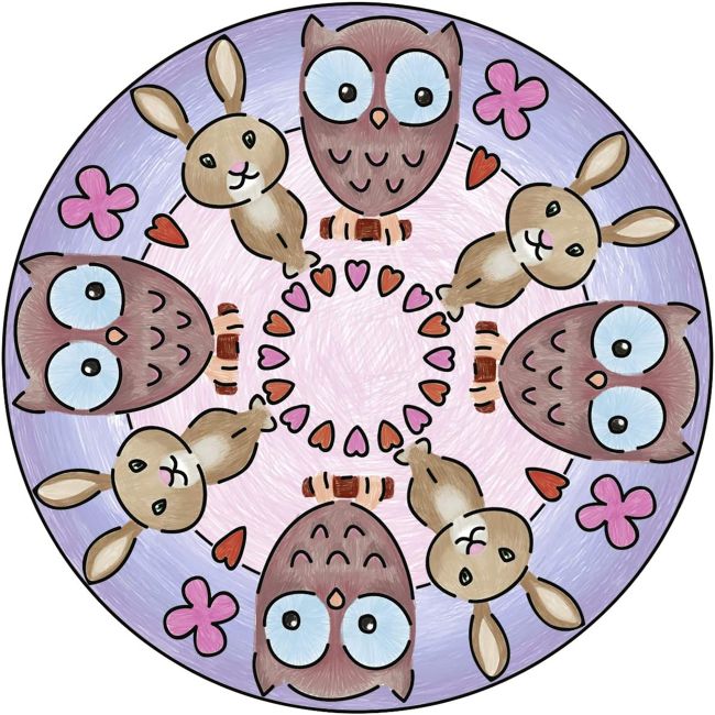 SET DE CREATIE MINI MANDALA CU ANIMALE ARTRVSAC29766