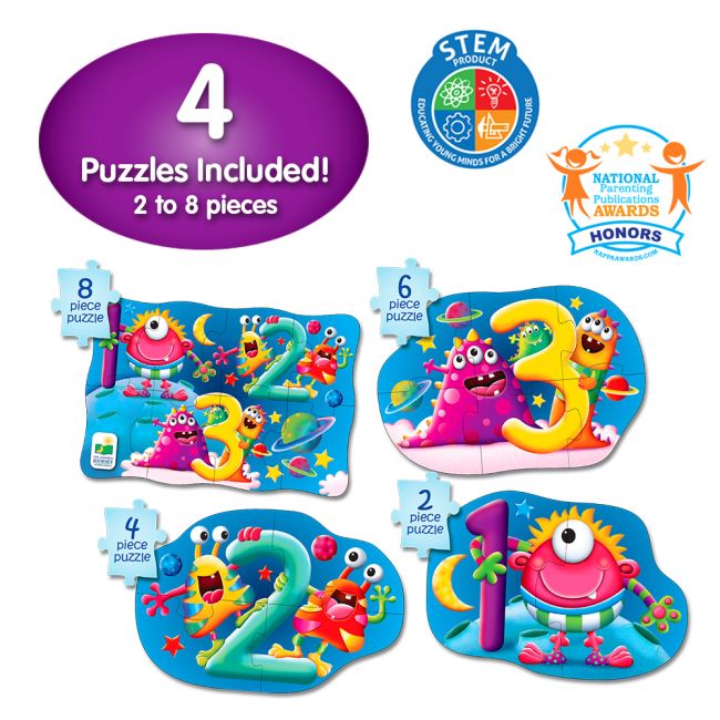 SET PRIMELE MELE 4 PUZZLE-URI 123 ARTTLJ630143