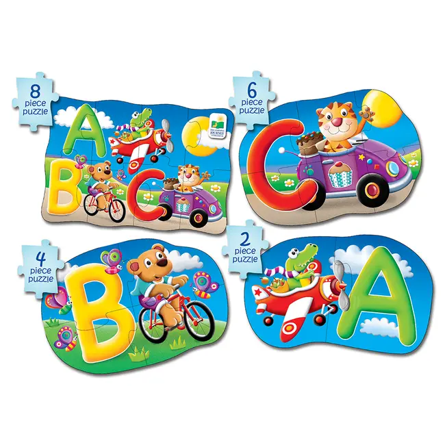 SET PRIMELE MELE 4 PUZZLE-URI ABC - ENG ARTTLJ631492