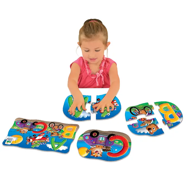 SET PRIMELE MELE 4 PUZZLE-URI ABC - ENG ARTTLJ631492