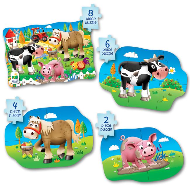 SET PRIMELE MELE 4 PUZZLE-URI FERMA ARTTLJ627419