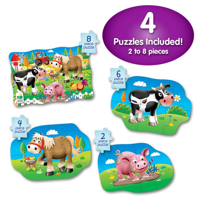 SET PRIMELE MELE 4 PUZZLE-URI FERMA ARTTLJ627419