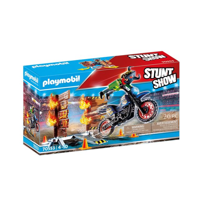 STUNT SHOW - MOTOCICLETA CU PERETE DE FOC ARTPM70553
