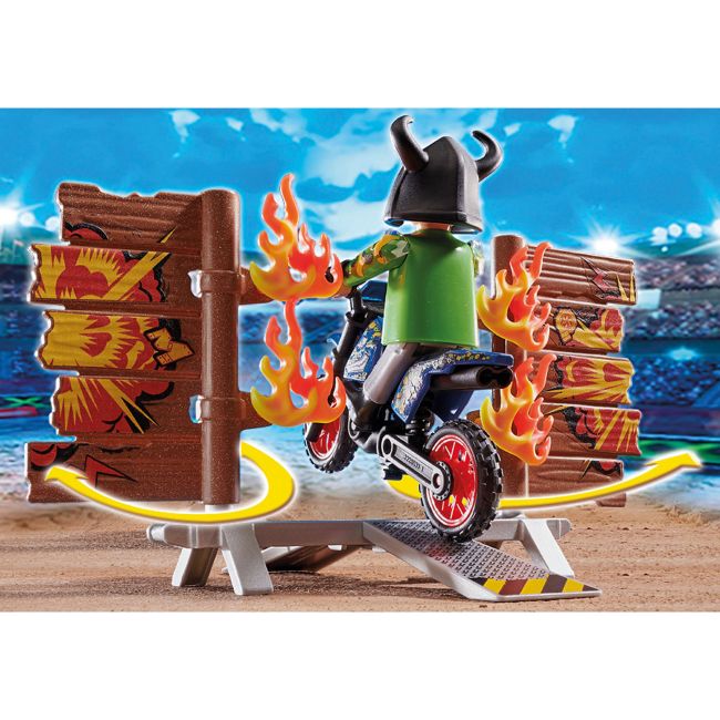 STUNT SHOW - MOTOCICLETA CU PERETE DE FOC ARTPM70553