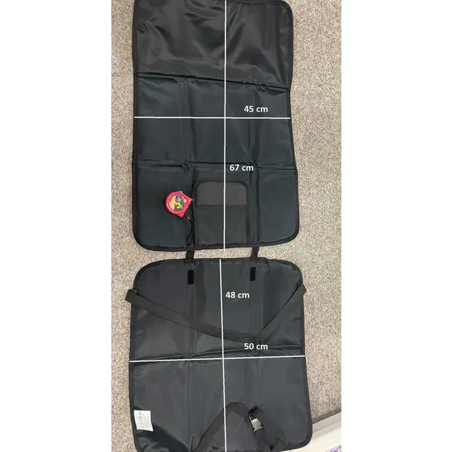 Petite&Mars &ndash; Protectie impermeabila pentru bancheta auto si spatar, Cu organizator, 3 in 1 , Savior, Gri BYN854900
