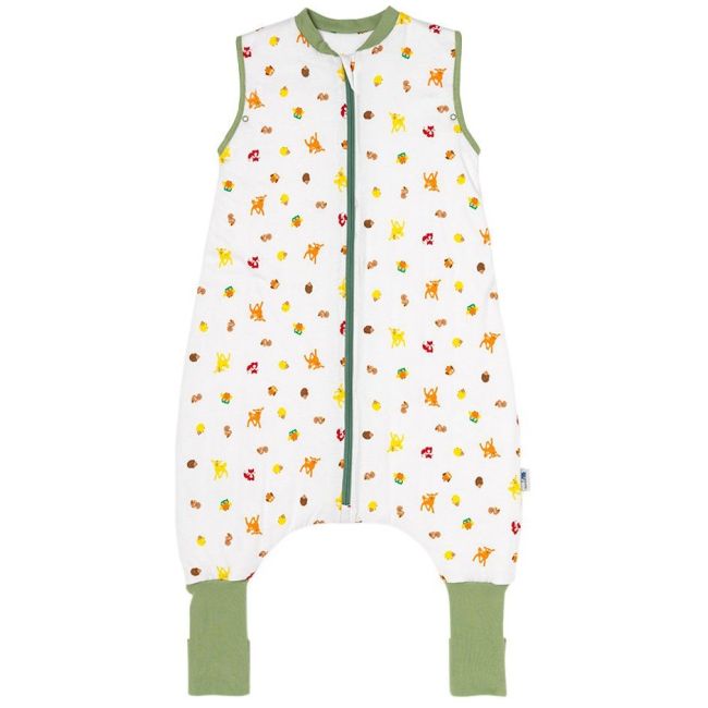 Sac de dormit cu picioruse si talpa antiderapanta Forest Friends 110 cm + manseta 1.0 Tog BBXEU834-10FN