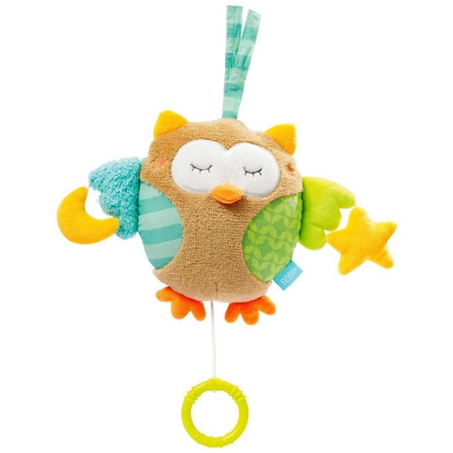 Jucarie muzicala - bufnita somnoroasa (18 cm)