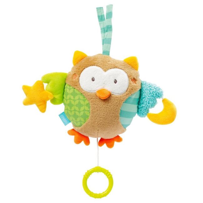 Jucarie muzicala - bufnita somnoroasa (18 cm)