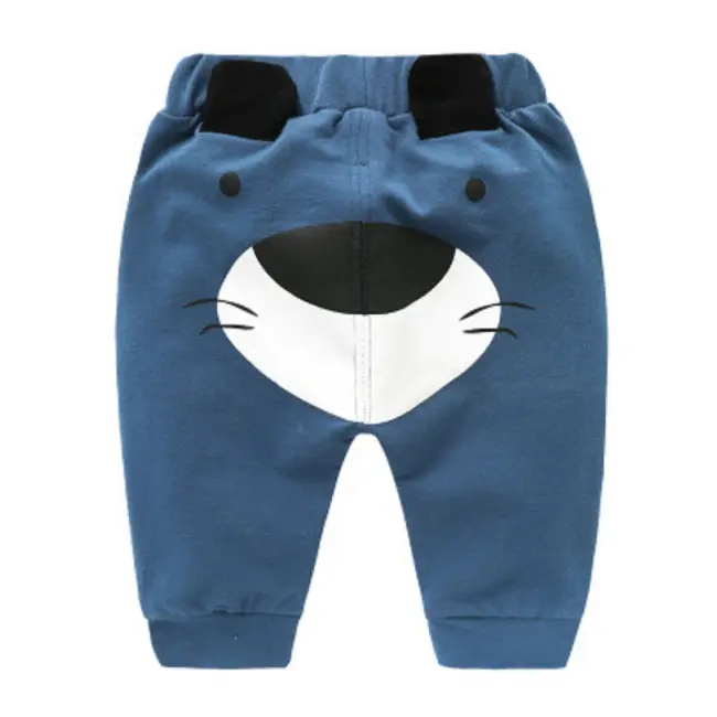 Pantalonasi albastrii fara botosei - Dog ADDTA130.9-12 luni (Marimea 20 incaltaminte)