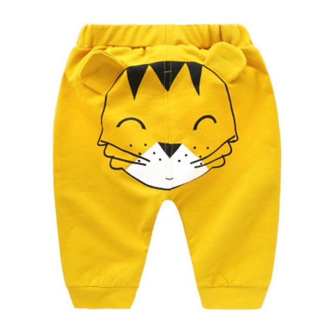 Pantalonasi galben mustar fara botosei - Lion ADDTA128.6-9 luni (Marimea 19 incaltaminte)