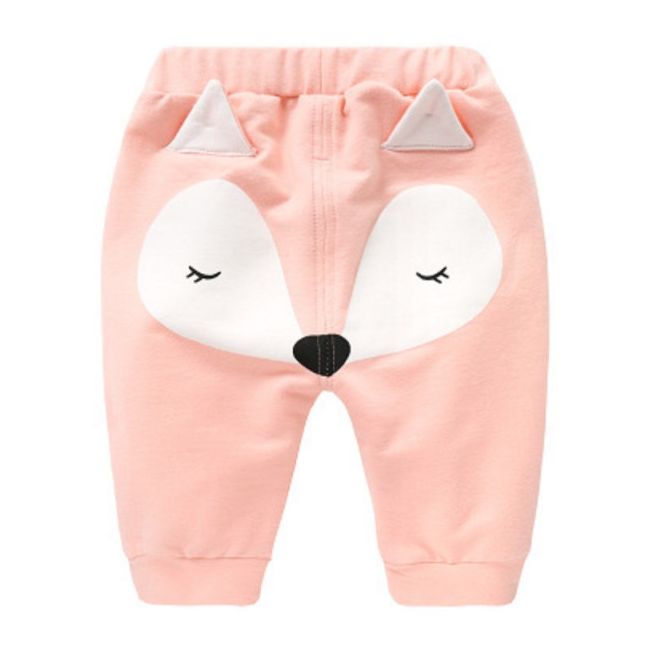 Pantalonasi roz fara botosei - Vulpita ADDTA129.6-9 luni (Marimea 19 incaltaminte)