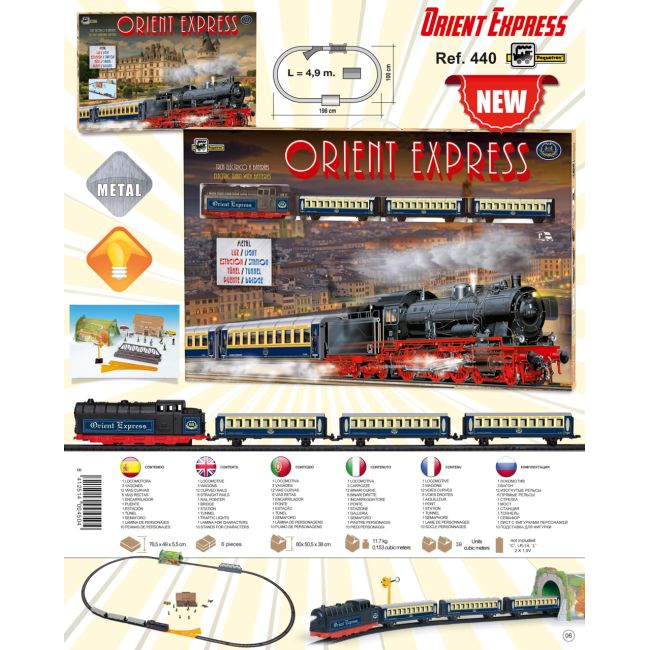 Trenulet electric orient express se8412514004405