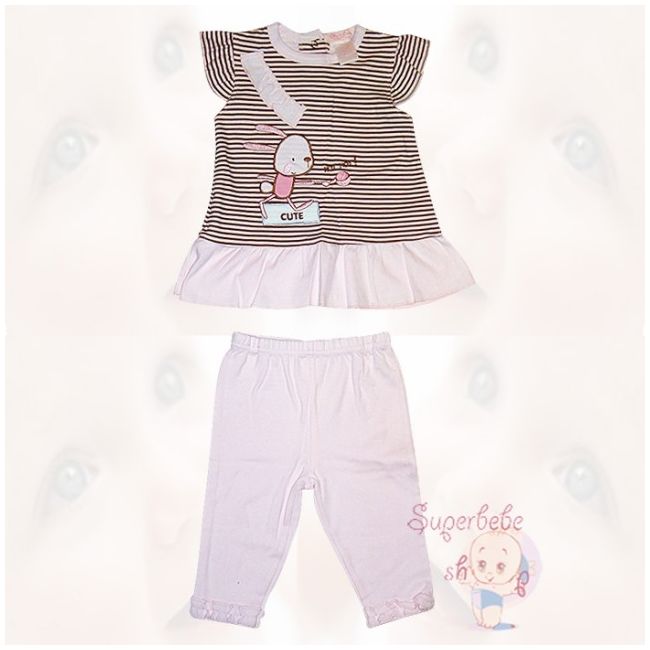 Costumas - colanti cu rochita 9-12 luni - 15716.9-12 luni