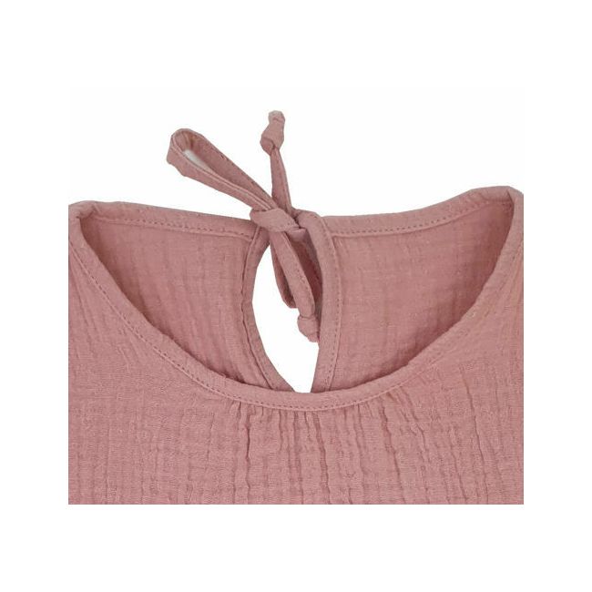 Bluza cu maneca scurta si volanase muselina fete Romantic Rose 2-3 ani KDETMV23RR