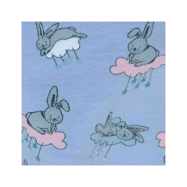 Caciula Bunny, cu bordura, in strat dublu, 46-48 cm KDECDB1836BUN