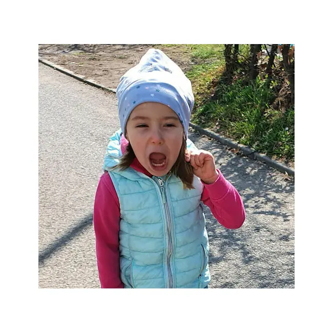 Caciula Bunny, cu bordura, in strat dublu, 46-48 cm KDECDB1836BUN