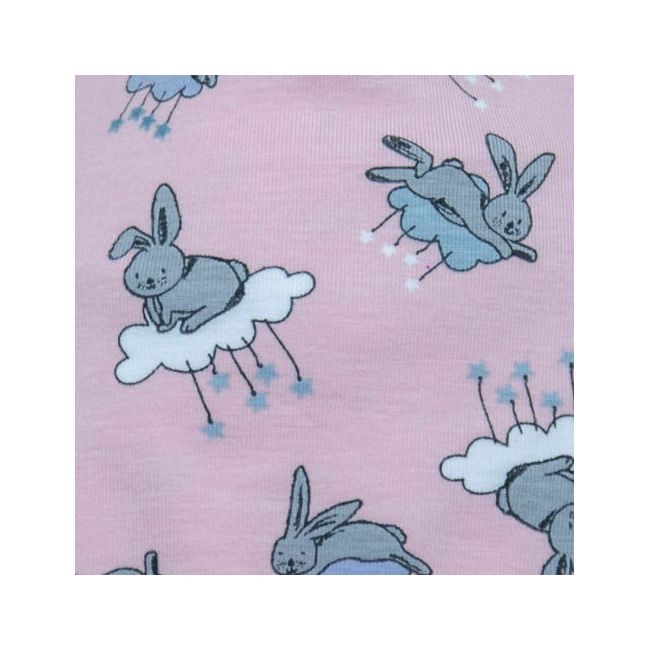 Caciula Bunny Pink, in strat dublu, 48-50 cm KDECD35BUNP