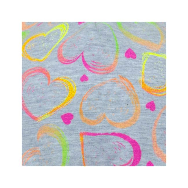 Caciula copii Heart Color, in strat dublu, 46-48 cm KDECD1836HCD