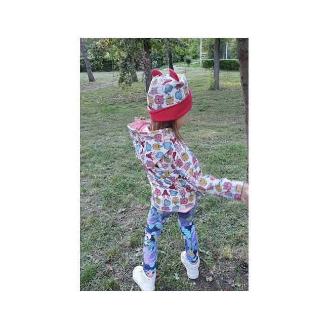 Caciula Red Animals, in strat dublu, 46-48 cm KDECDB1836RANIM