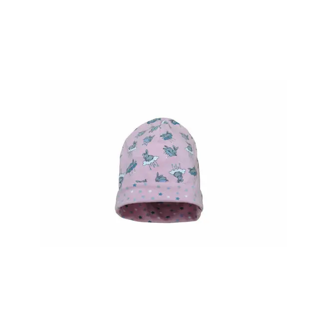 Caciula Bunny Pink, cu bordura, in strat dublu, 33-35 cm KDECDB00BUNP