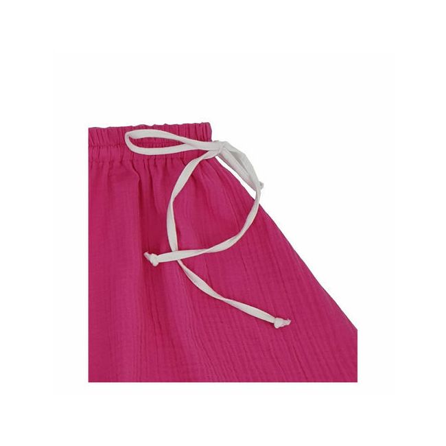 Fustita de vara pentru fete, din muselina, Pink Pop, 92-98 cm (2-3 ani) KDEFMF23BLD