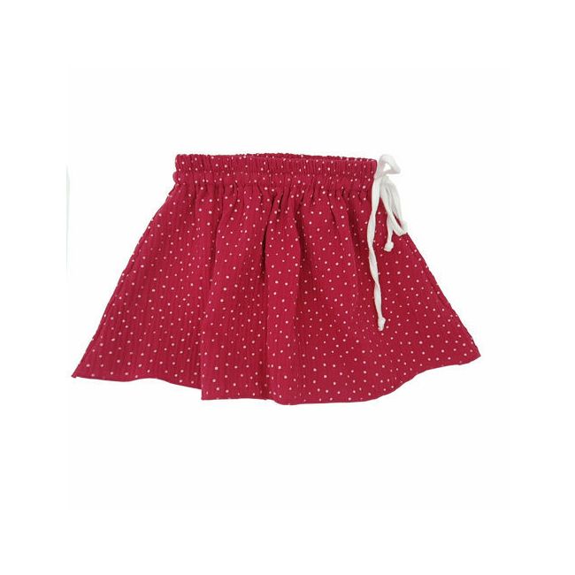 Fustita de vara pentru fete, din muselina, Dots, 110-116 cm (5-6 ani) KDEFMF56PC