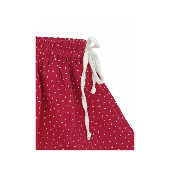 Fustita de vara pentru fete, din muselina, Dots, 110-116 cm (5-6 ani) KDEFMF56PC