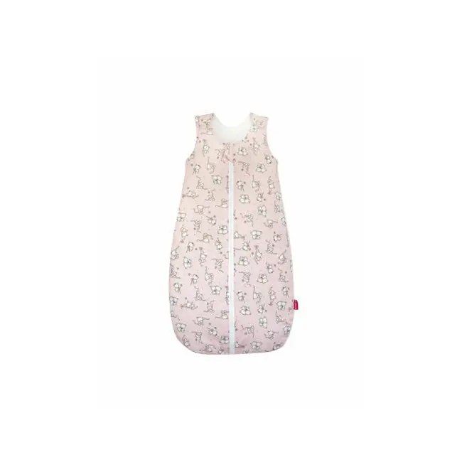 Sac de dormit copii, Loving Bear Pink, din bumbac, 85 cm, 1 tog - Toamna KDEP851LBP
