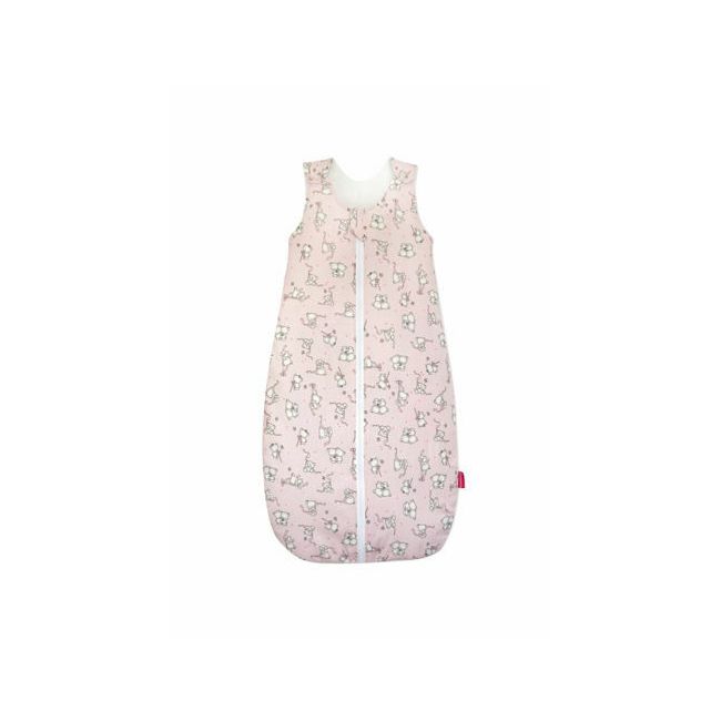 Sac de dormit copii, Loving Bear Pink, din bumbac, 140 cm, 1 tog - Toamna KDEP1401LBP
