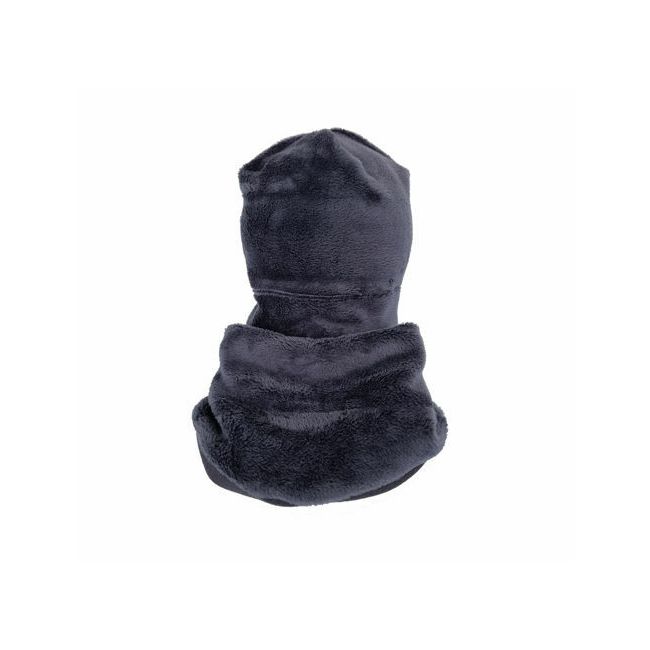 Set caciula cu protectie gat Fleece Navy pentru copii 3-5 ani, din bumbac KDECPF35NVY