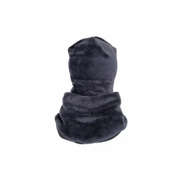 Set caciula cu protectie gat Fleece Navy pentru copii 6-18 luni, din bumbac KDECPF618NVY