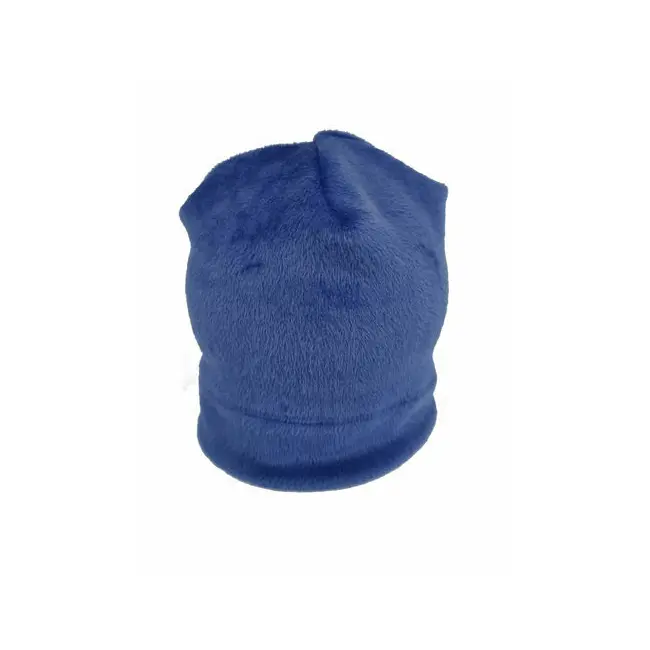 Set caciula cu protectie gat nou nascut Fleece Blue, din bumbac KDECPF00BLU