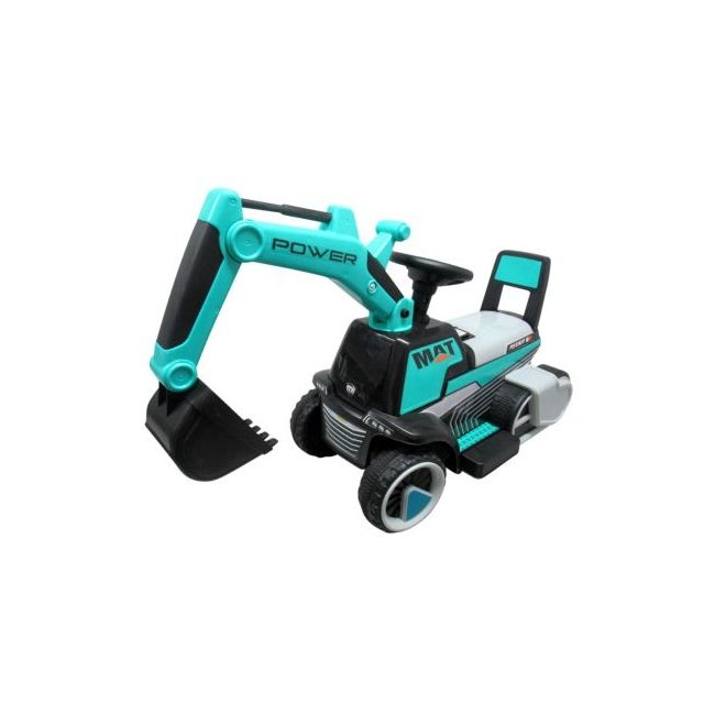 Excavator electric pe baterie cu muzica si lumini led c3 r-sport - albastru edeedits-158aalbastru