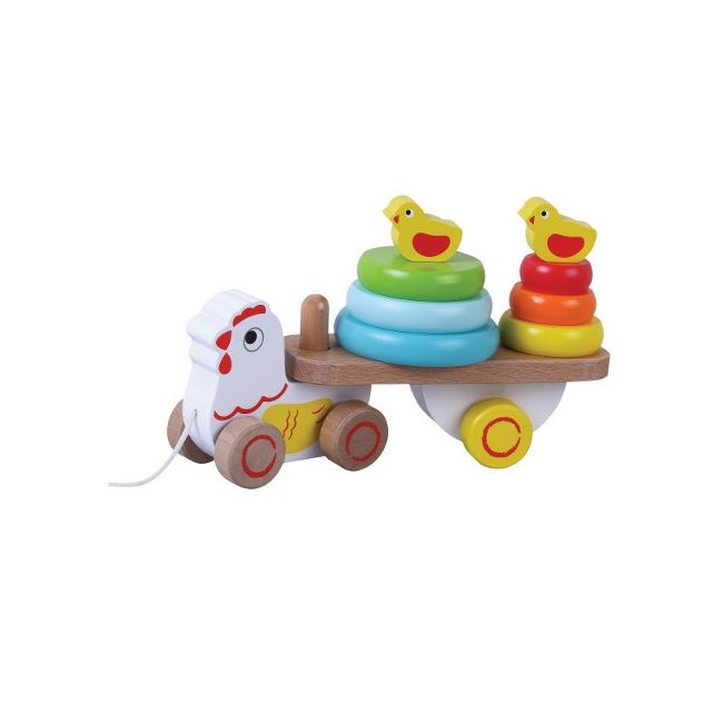Jucarie de tras Puisori Jumini (10 piese) DNBAB2429