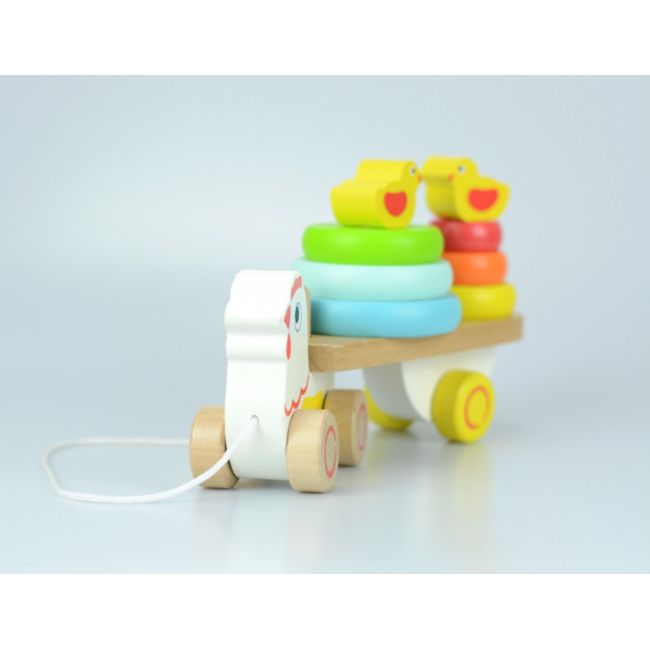Jucarie de tras Puisori Jumini (10 piese) DNBAB2429